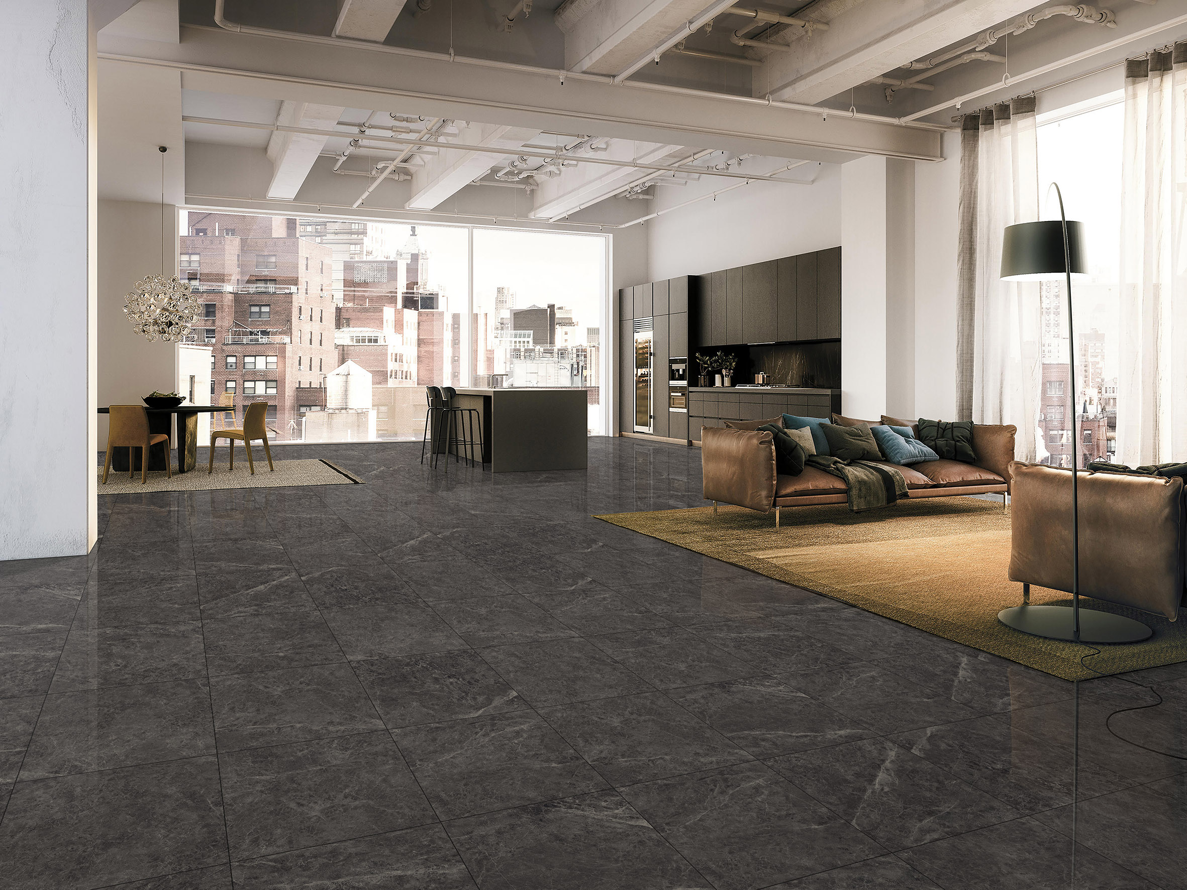 Spanish black керамогранит черный полированный 60x60