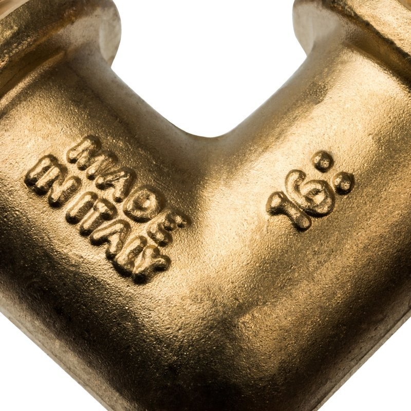 Угольник 90° 20 мм аксиальный для труб PE-X STOUT