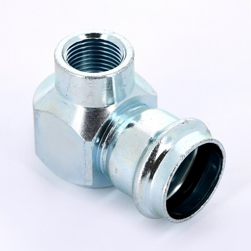 Угол пресс-В 28x1/2" оцинкованная сталь Prestabo VIEGA