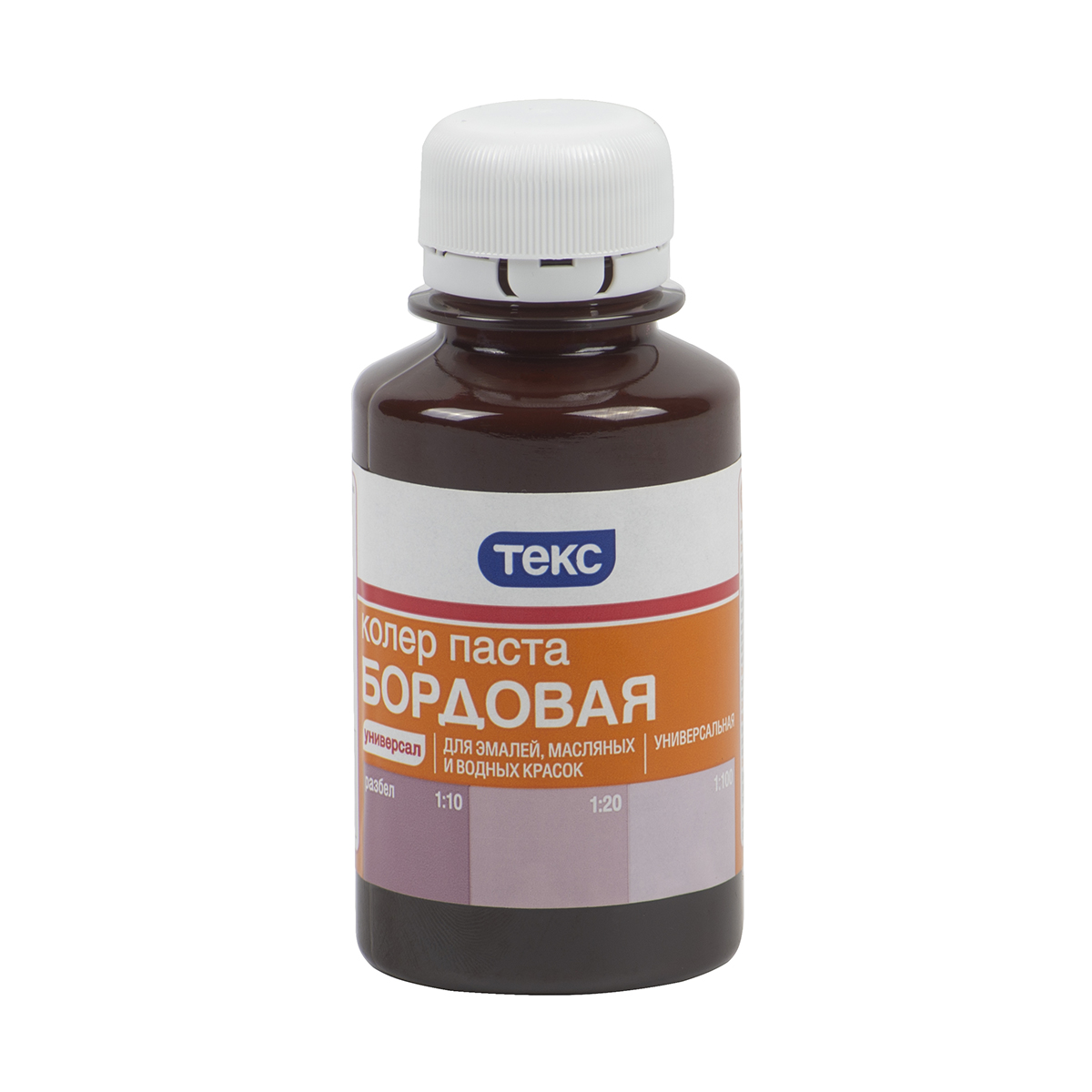 Паста колер. универс. № 18  бордовая  0,1 л (30) текс