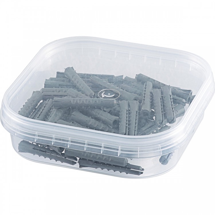 Дюбель, 6 x 35 мм, "Еж" распорный полипропиленовый, 1000 шт Сибртех (46022)