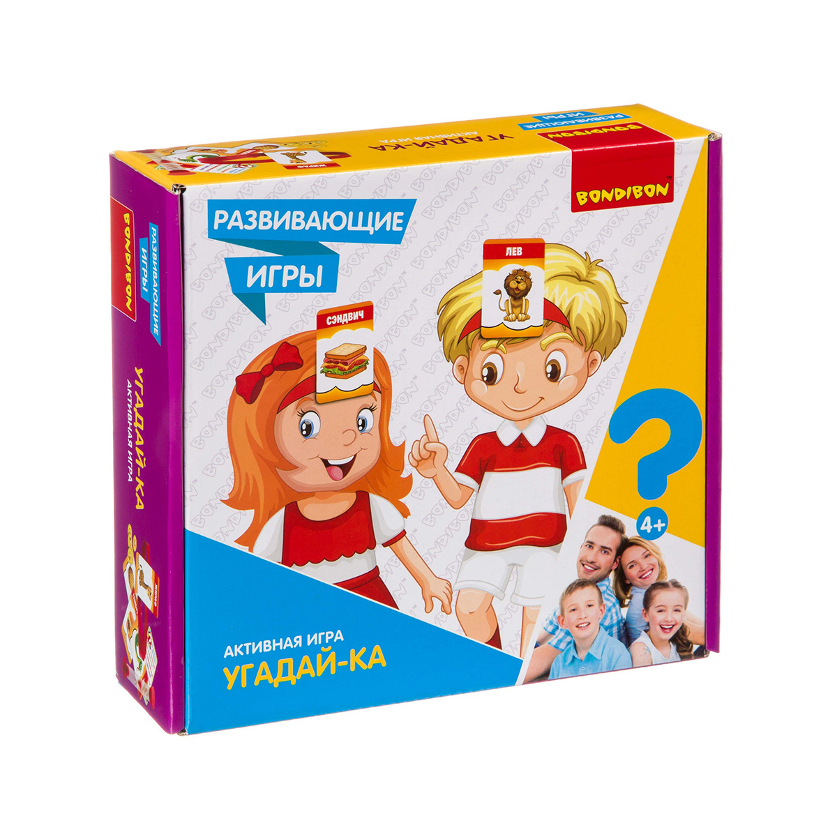 Игра развивающая "угадай-ка" "bondibon" вв4177