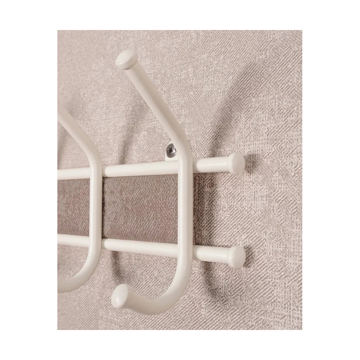 Вешалка настенная "уют 5" (5 крючков) 480*165*80 мм белый (1/10) вну5 б