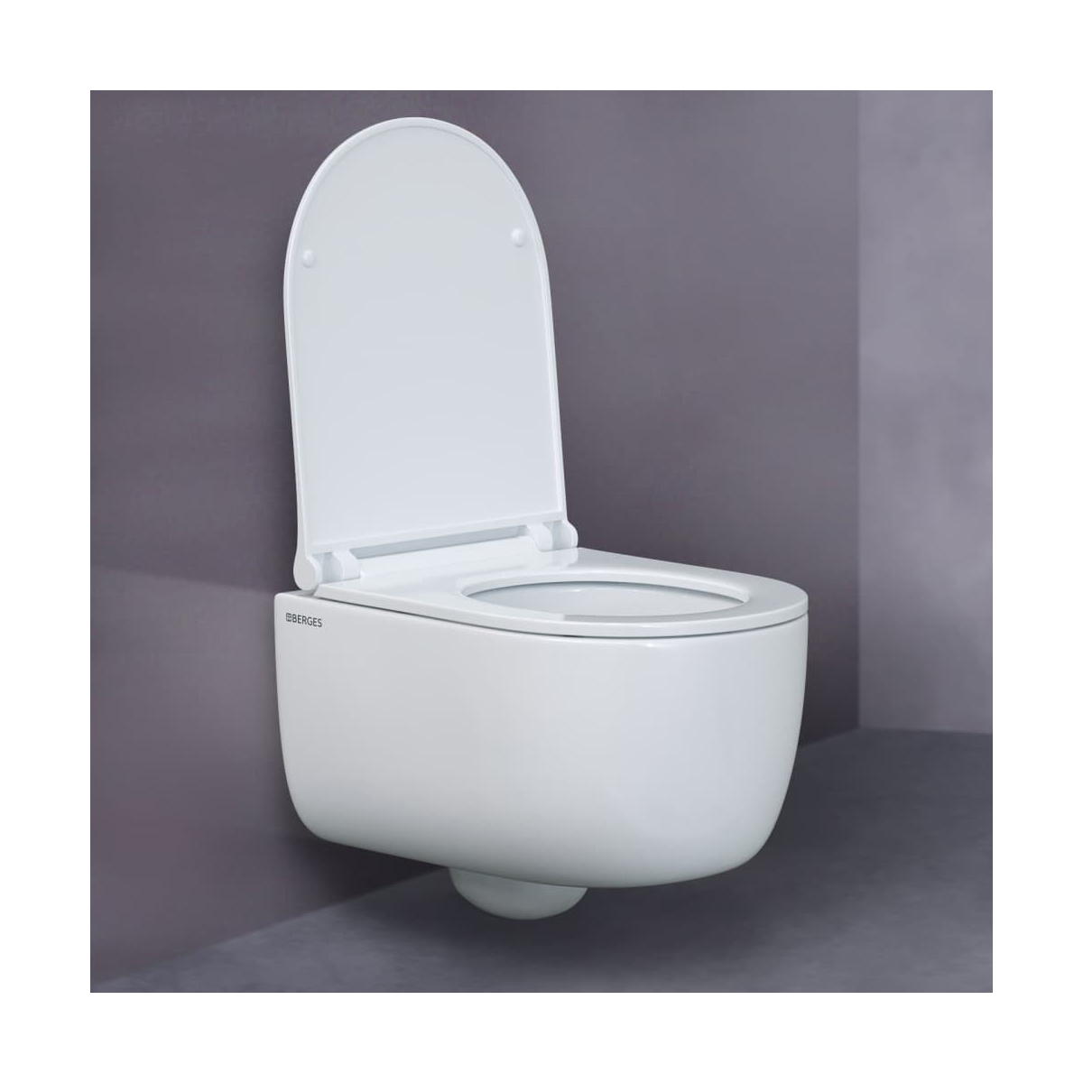 Унитаз подвесной "ego rimless" белый (1) "berges"