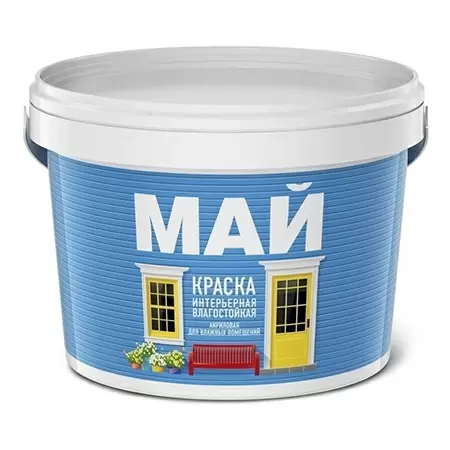 МАЙ краска интерьерная влагостойкая (13кг)