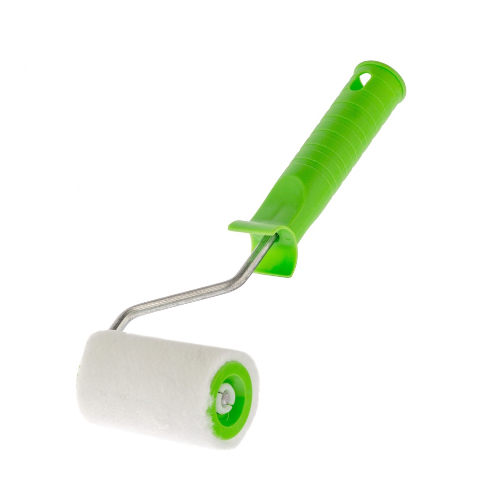 Валик "Велюр" с ручкой,  75 мм, ворс 5 мм, D 36 мм, D ручки 6 мм Сибртех (80131)