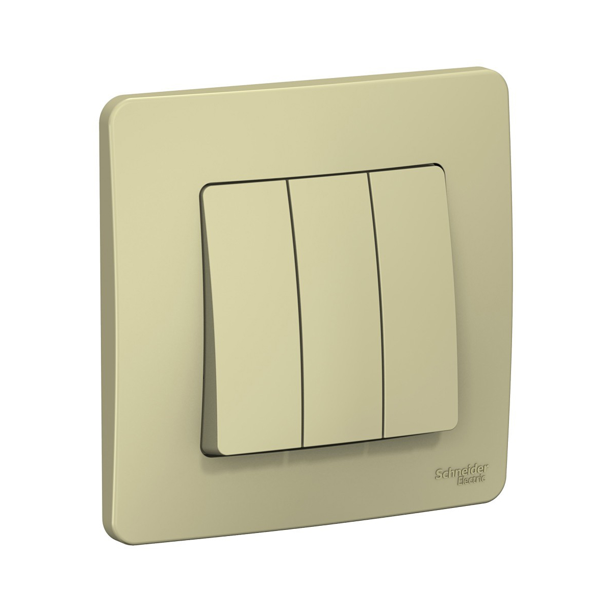 Выключатель "blanca" 3-х кл. 10а, бежевый (1/10/20) "schneider"