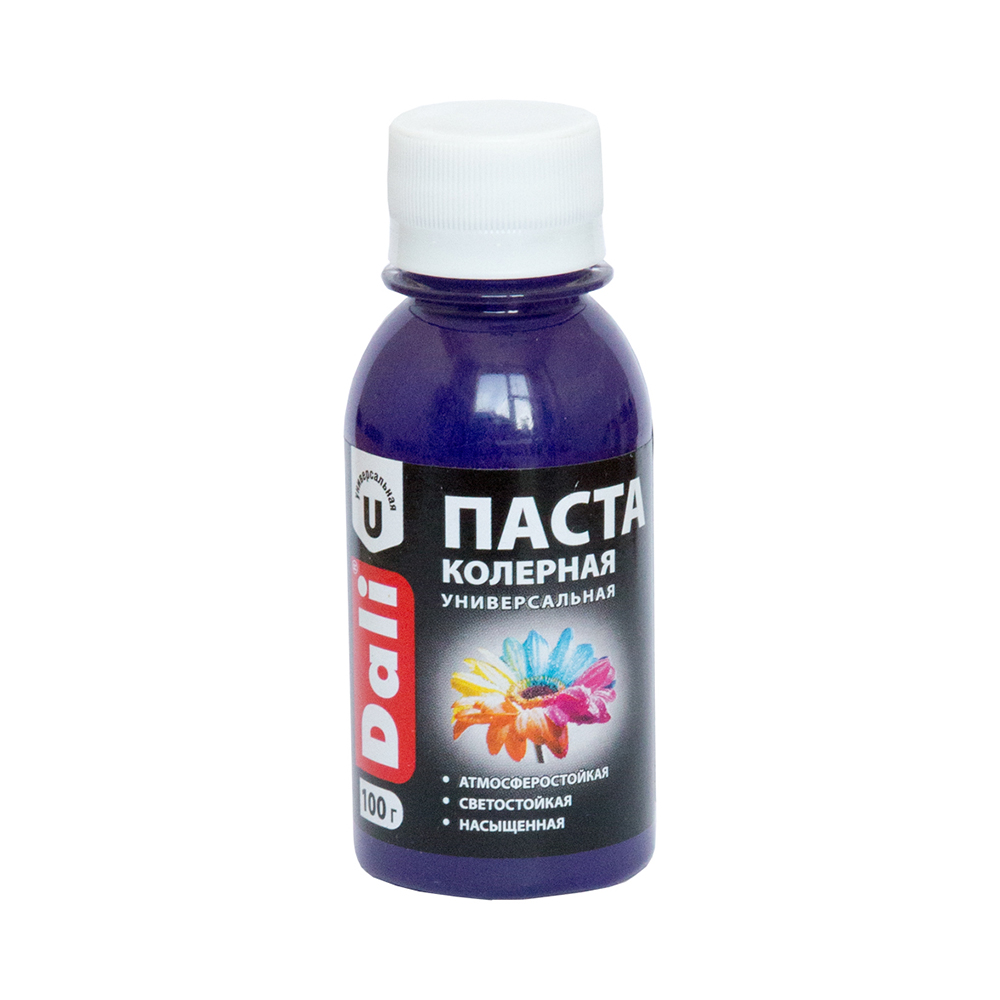 Паста колерн. универс. "dali" сиреневая 0,1 кг (8/48) "рогнеда"