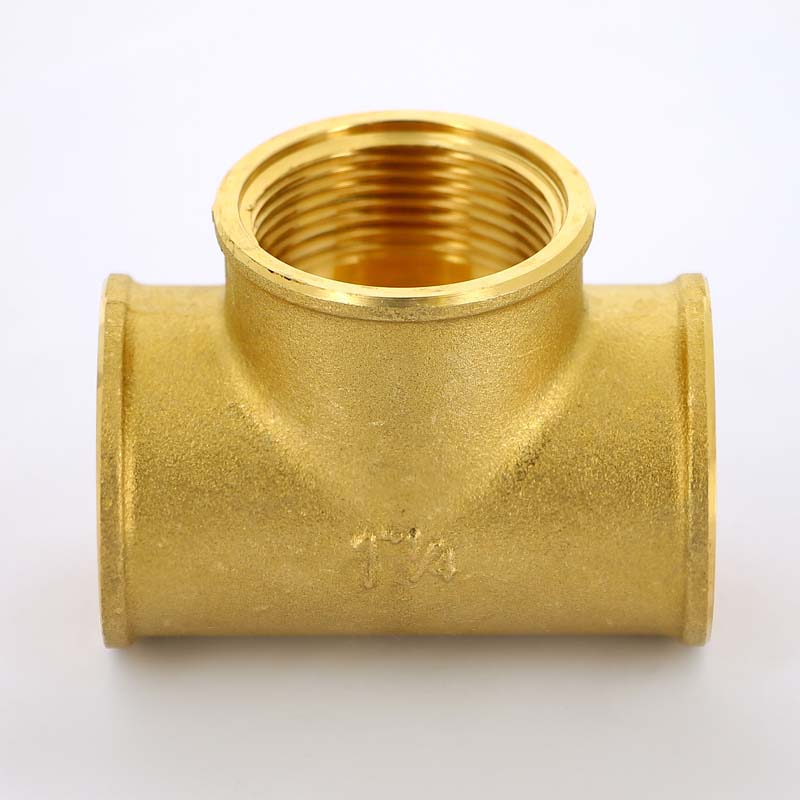 Тройник резьбовой (ВР) 1"1/4 латунь UNI-FITT