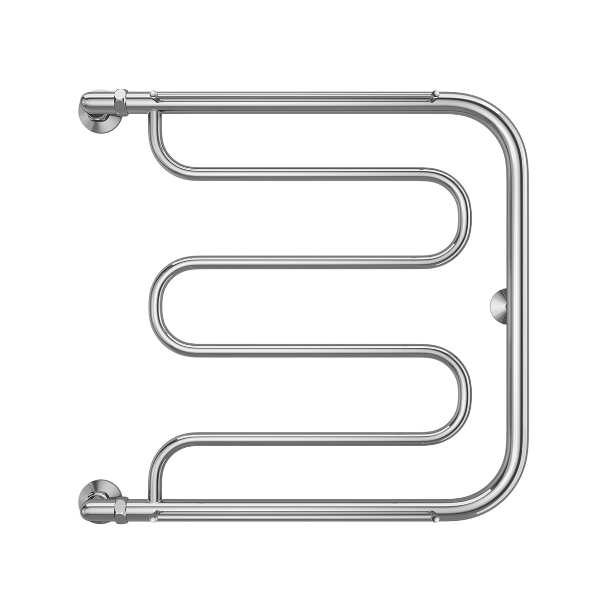 Полотенцесушитель водяной "фокстрот aisi" 600*600 (хром) "terminus"