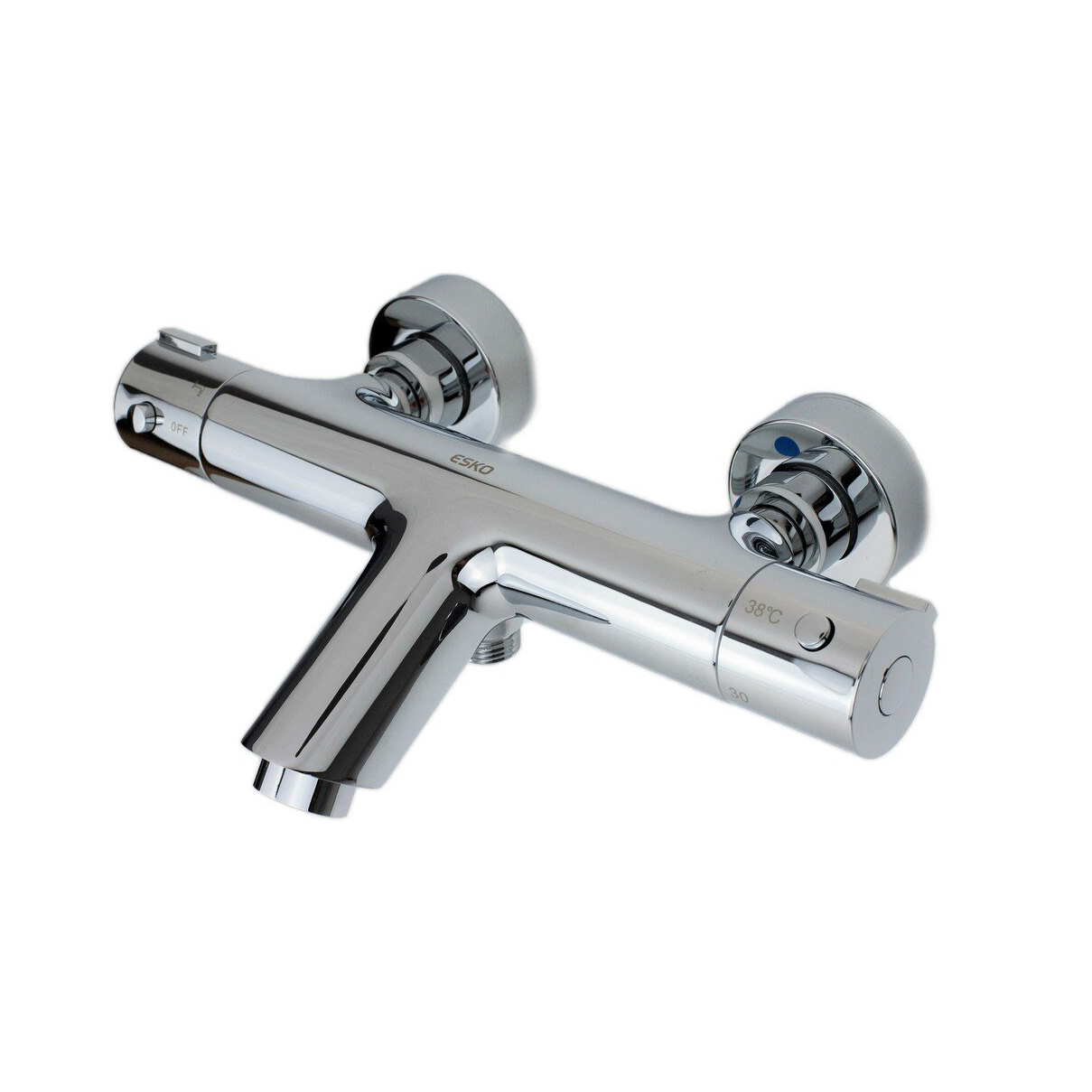 Смеситель для ванн "mikros" t3054  термостат. (1/8) "esko"