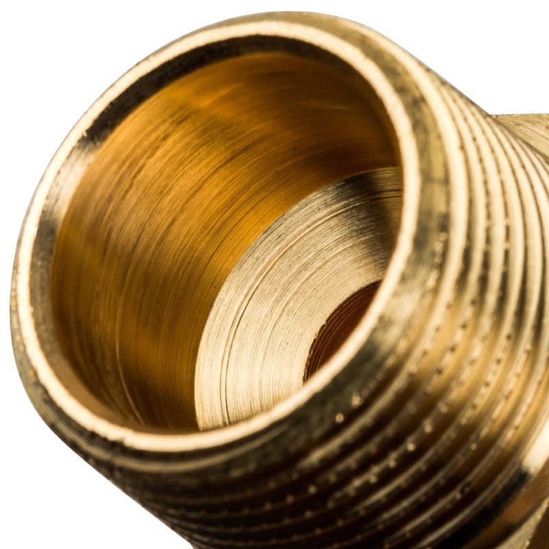 Муфта НР 16 x 3/4" аксиальная для труб PE-X STOUT