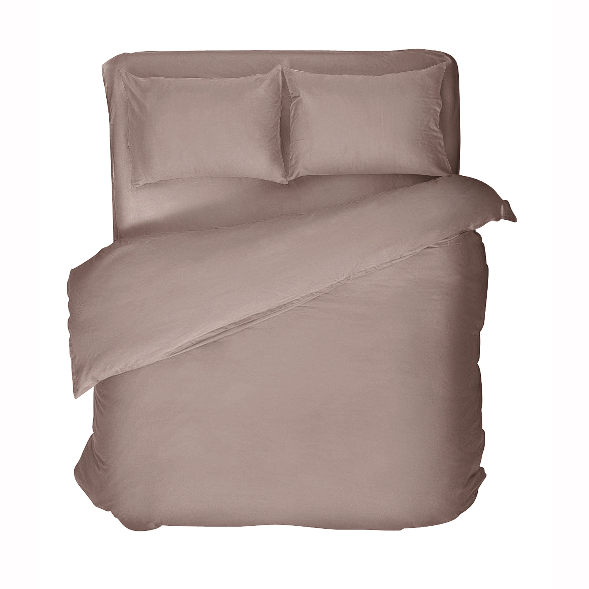 Постельное белье "verossa melange" mokko евро