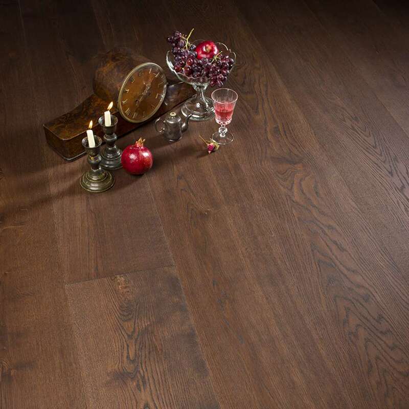 Паркетная доска Coswick Широкоформатная доска 3-х слойная T&G шип-паз 1135-7517 Молочный Шоколад (Порода: Дуб)