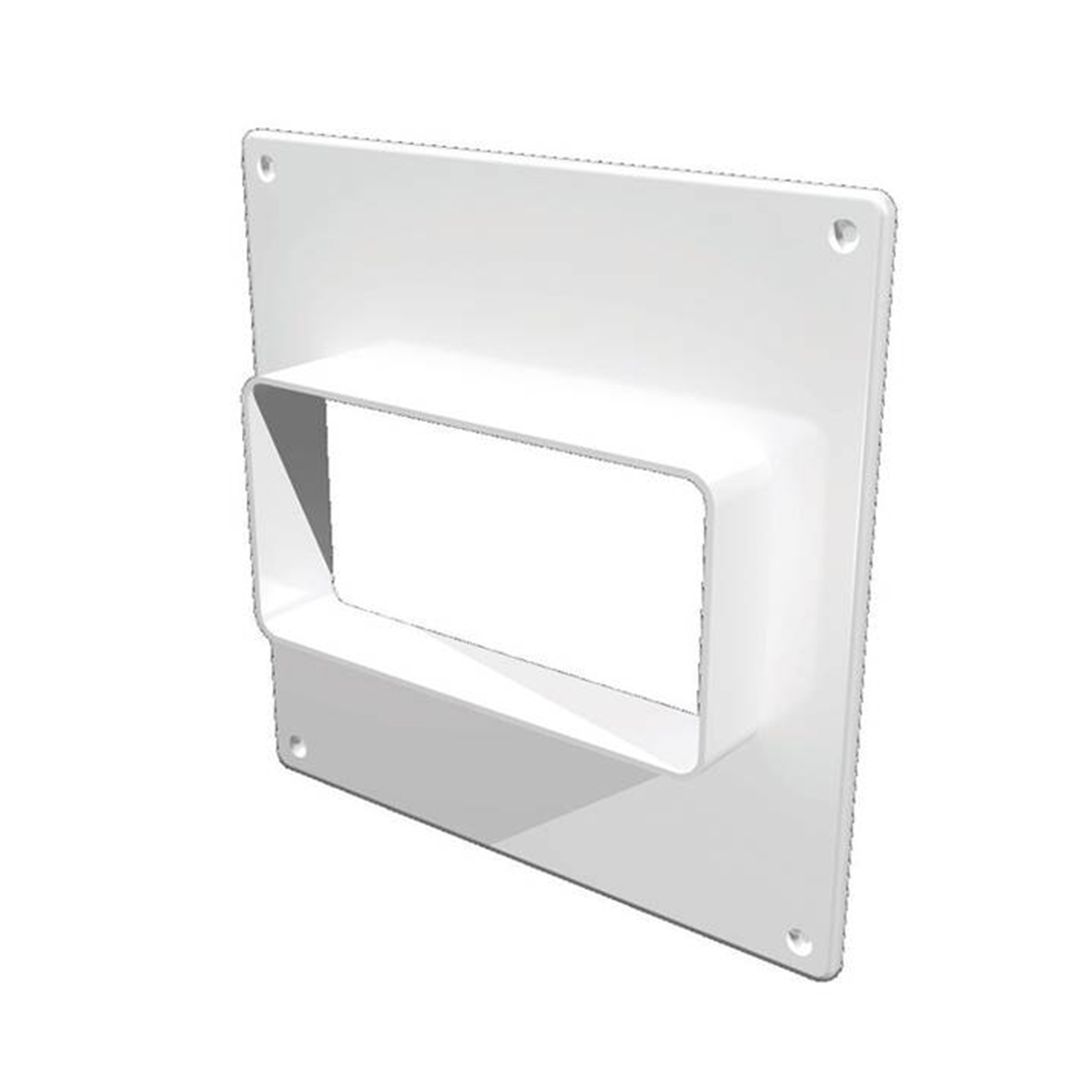 Площадка торцевая 150 х 150 мм фланец 55 х 110 мм пластик (1/25) "эра" 511птп