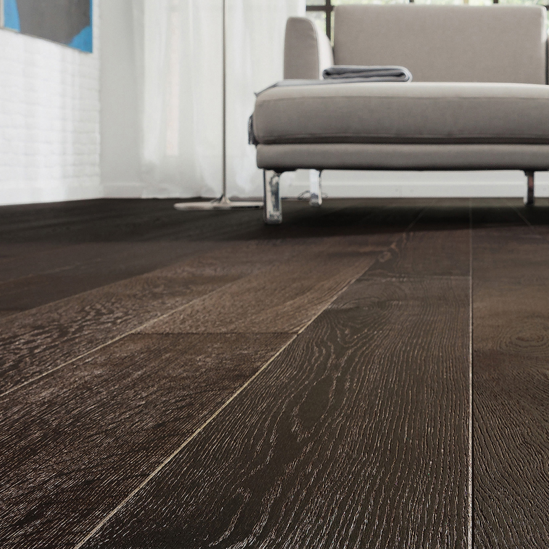 Паркетная доска Haro Series 4000 (5G) 531766 Термодуб Форте брашированный однополосный 4V2200 x 173 x 13.5мм