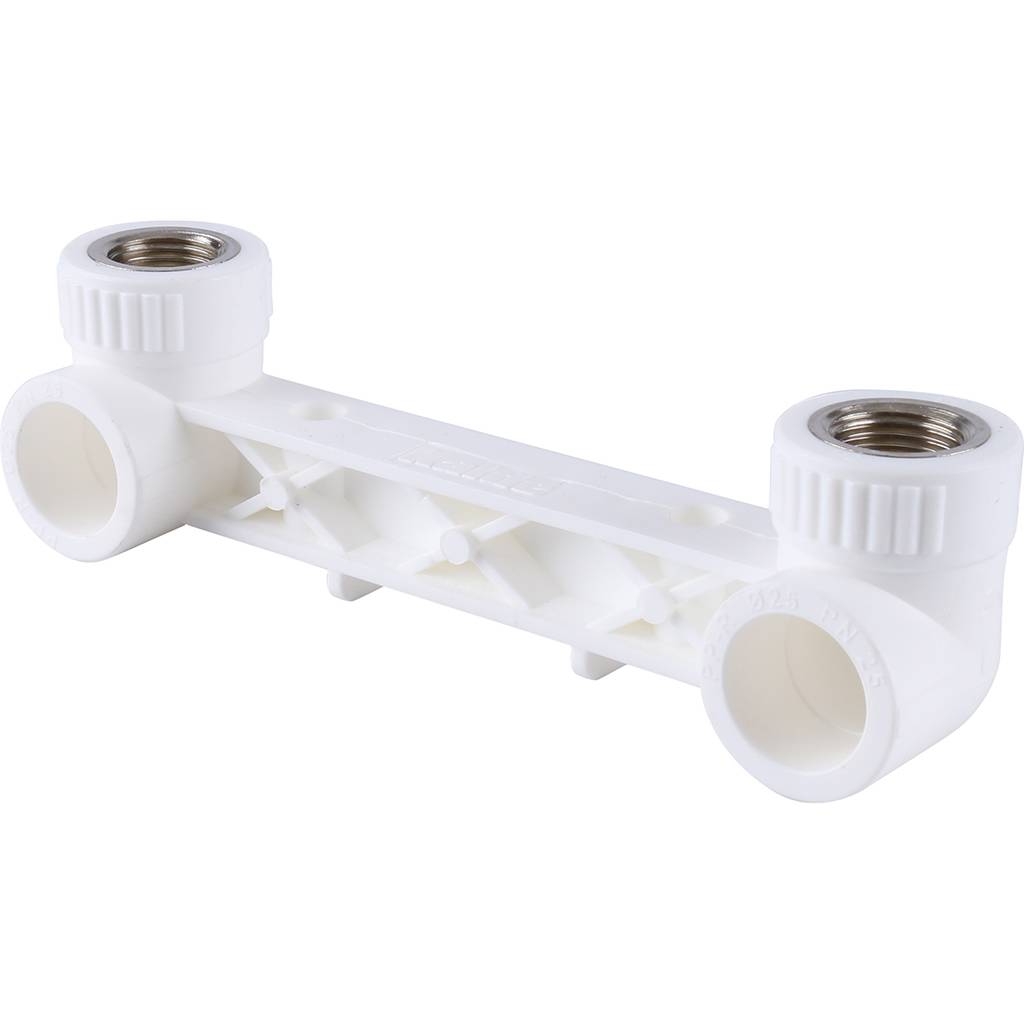 Водорозетка с планкой для смесителя KALDE 20 х 1/2" полипропиленовая PP белая усиленный