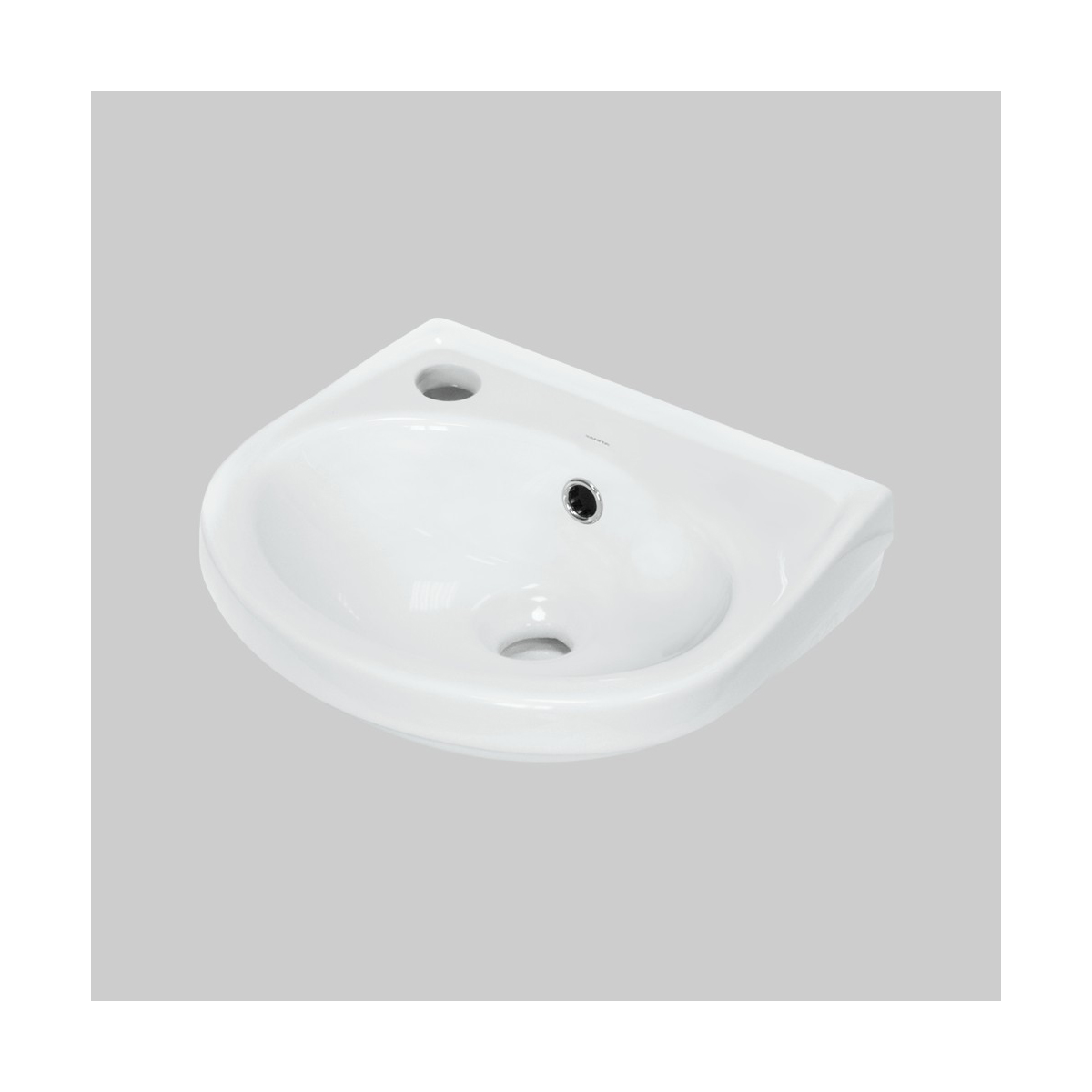 Раковина "лада" уп мини белая "sanita" wb.mn/lada/37-l/wht.g/s1