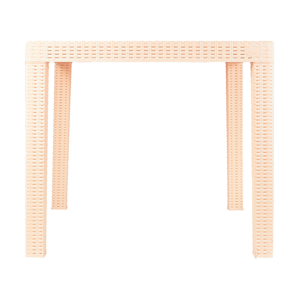 Стол пласт. "rattan" 789*789*701 мм (сливочный) (1) "ingreen"  ing6183слв