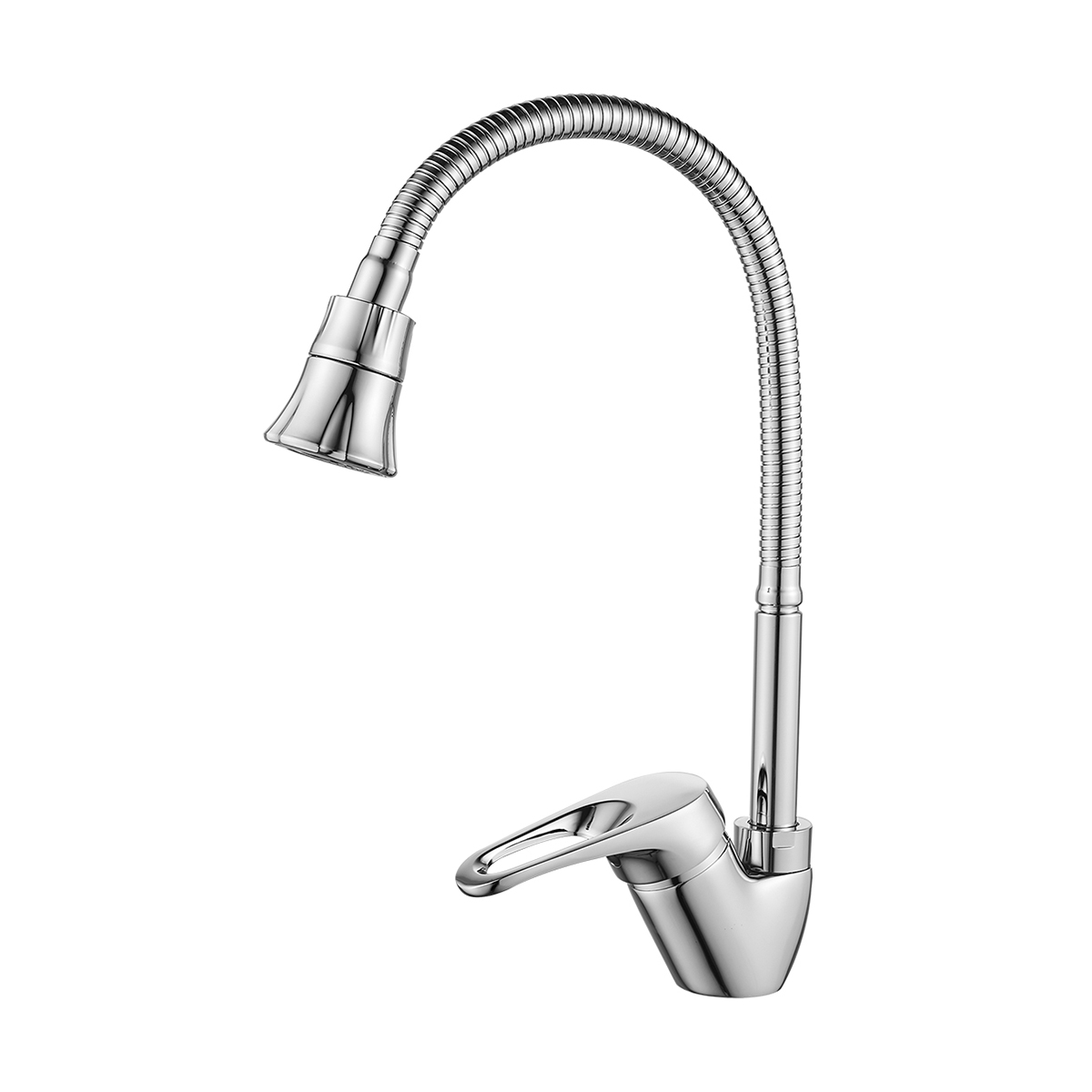 Смеситель для кухни  b35-26  гибкий излив (1/12) "rossinka"