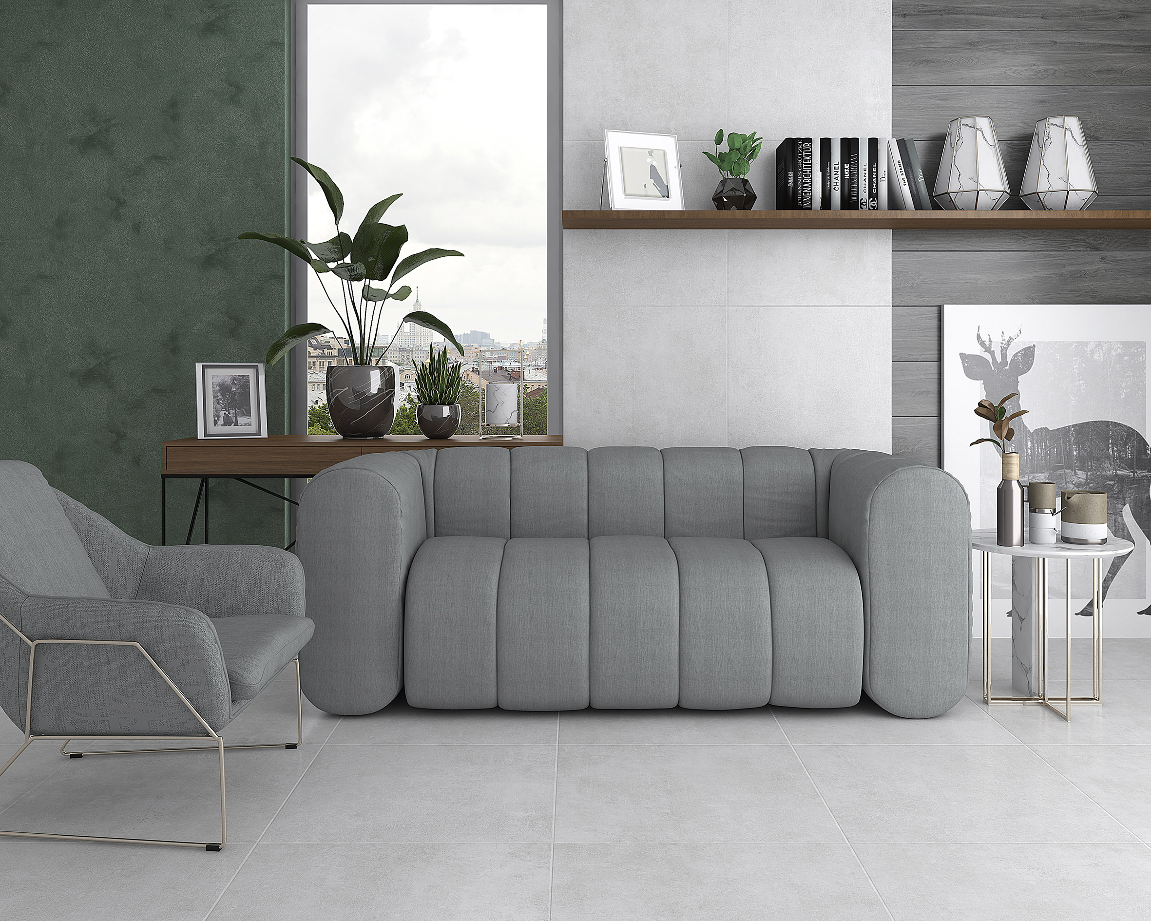 Logos керамогранит коричневый обрезной 59,50x59,50