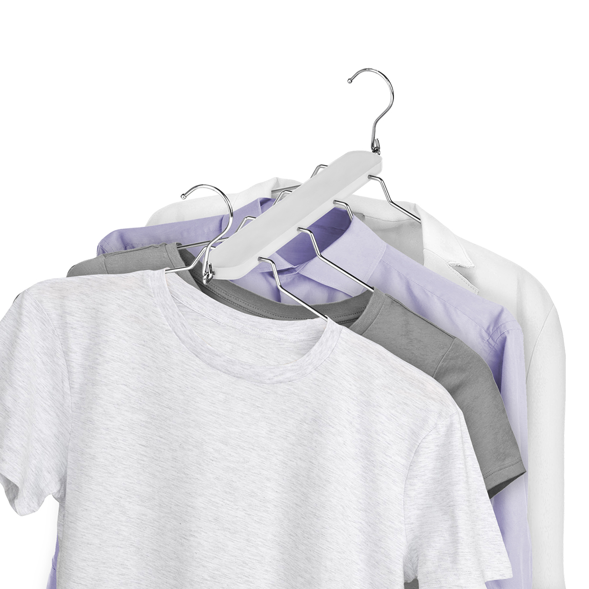 Вешалка-трансформер "japanese" 4-х уровневая, белая (1/24) "valiant" jw-18082