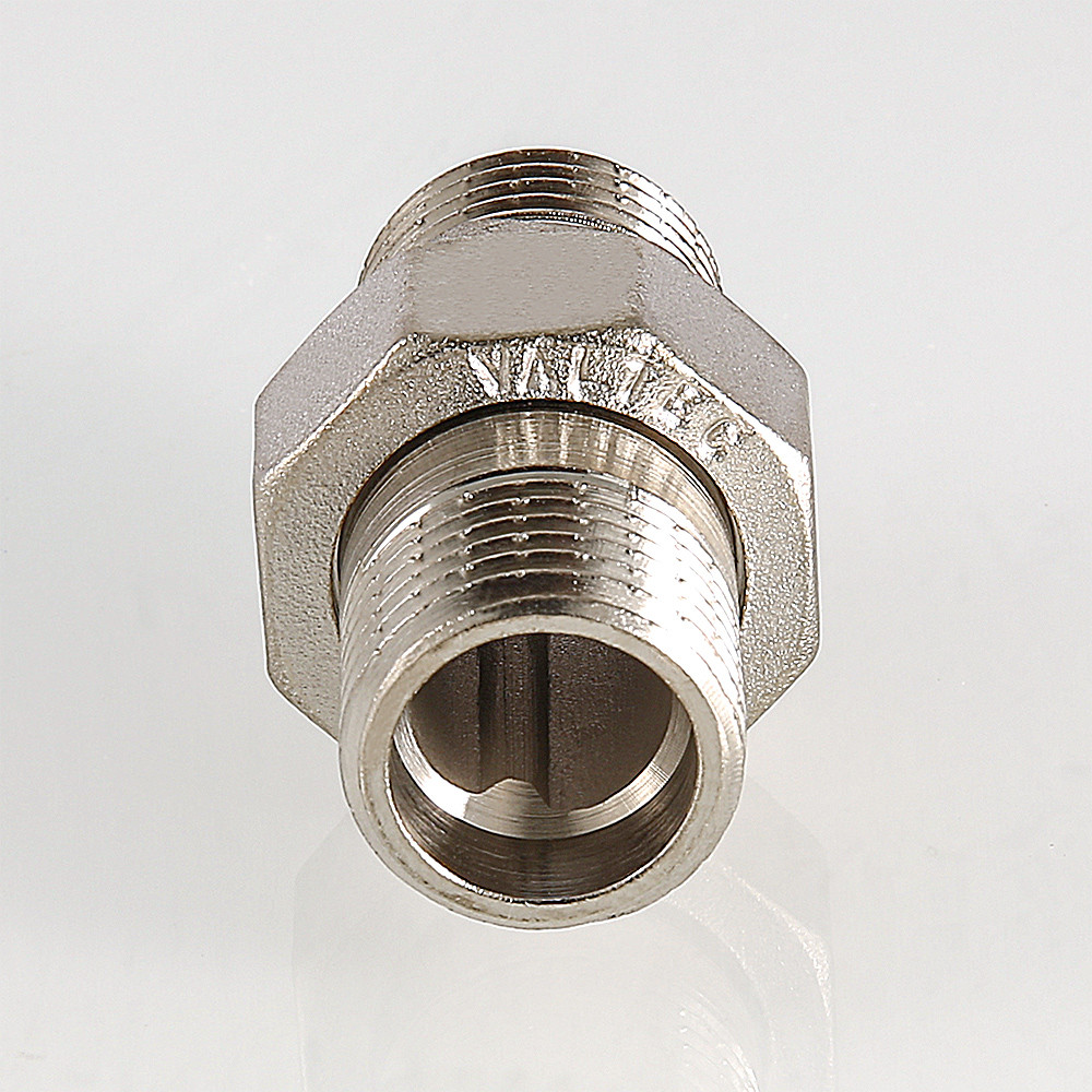 Сгон прямой разъемный 1"1/4 (НР) (американка) латунь-никель VALTEC (VTr.728.N.0007)