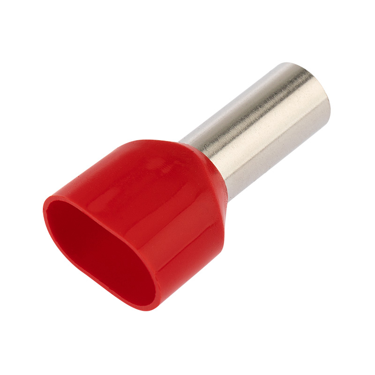 Наконечники штыревые втулочные изолир. ншви(2) 10-14 упак. 10 шт (красные) (1/10) "rexant" 06-0413-a