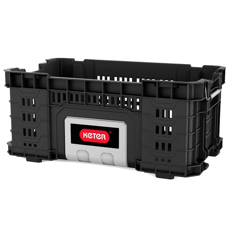 Ящик для инструмента "gear crate" 56*32*25 см (черный) "keter"