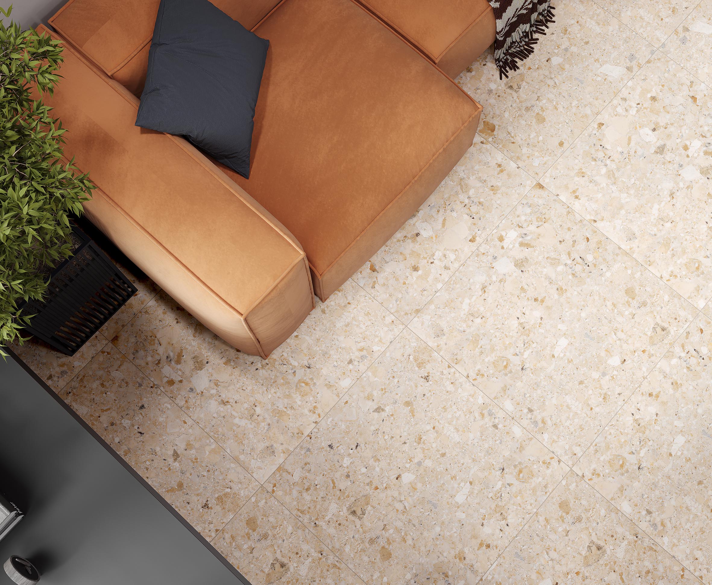 Stony beige керамогранит бежевый лаппатированный 80x80