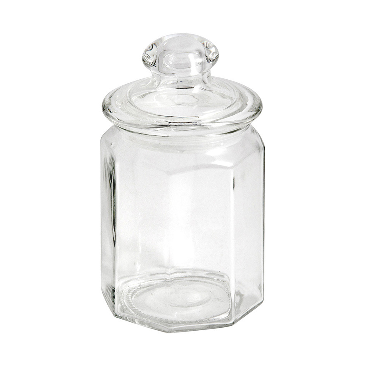Банка для сыпучих продуктов "lattina" 0,6 л с фигурной крышкой, стекло (1/24) "mallony"