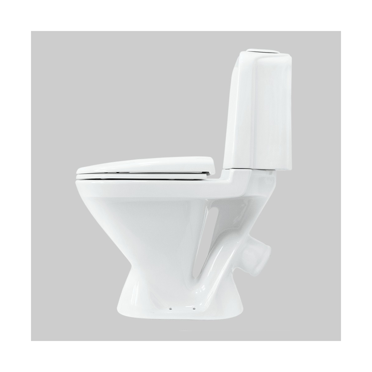 Унитаз напольный "classic" белый "sanita luxe"  wc.cc/classic/2-dm/wht.g/s1