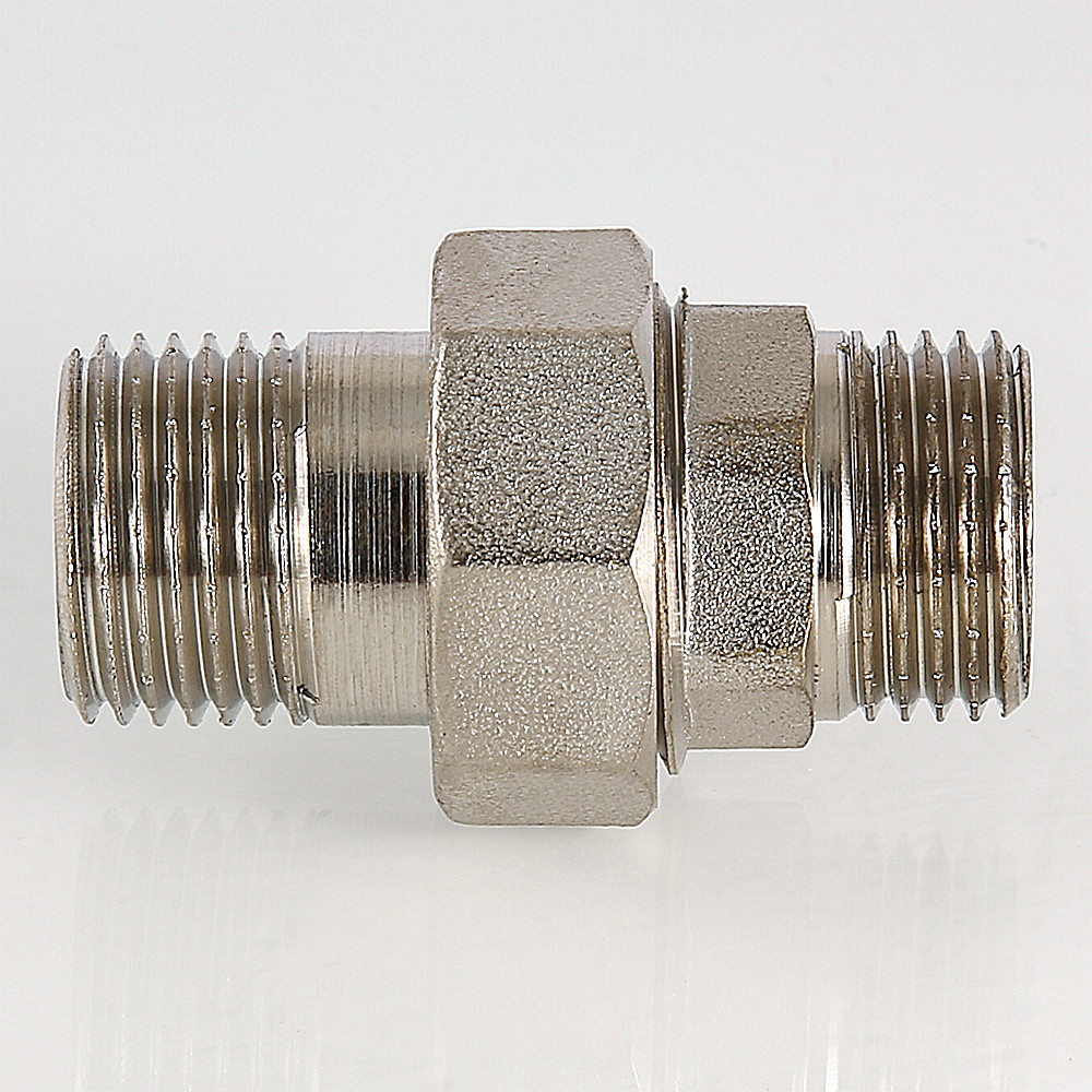 Сгон прямой разъемный 1"1/4 (НР) (американка) латунь-никель VALTEC (VTr.728.N.0007)