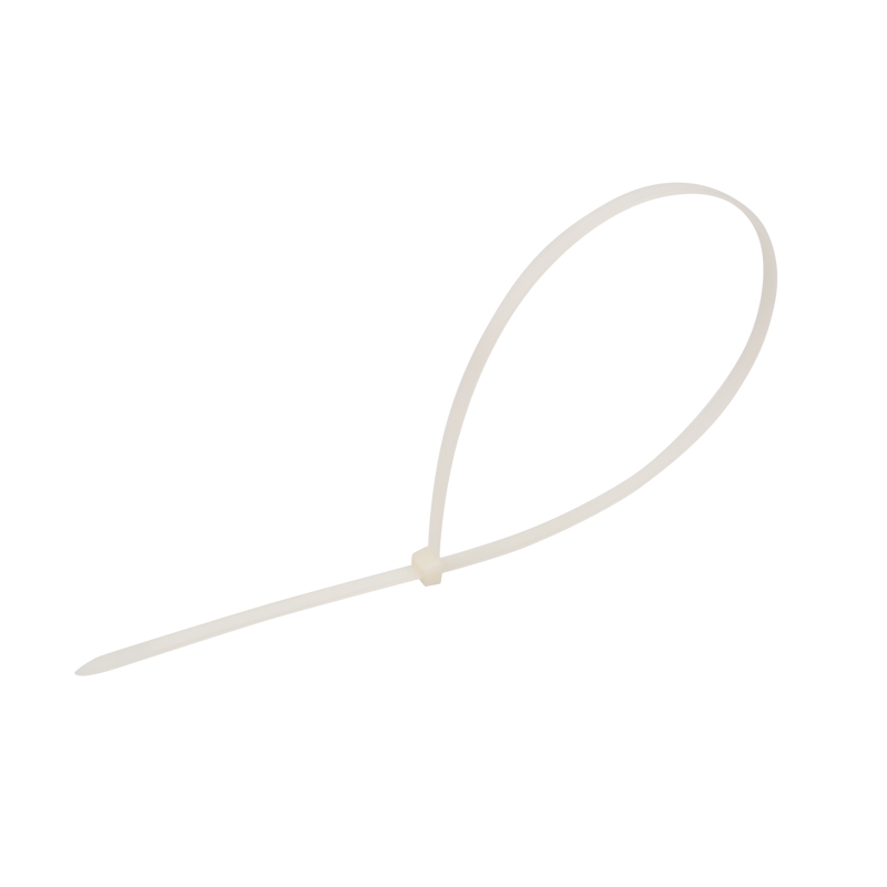 Хомуты нейлон 7,6 х 600 мм (набор 100 шт.), белые (1/20) "rexant" 07-0600-9