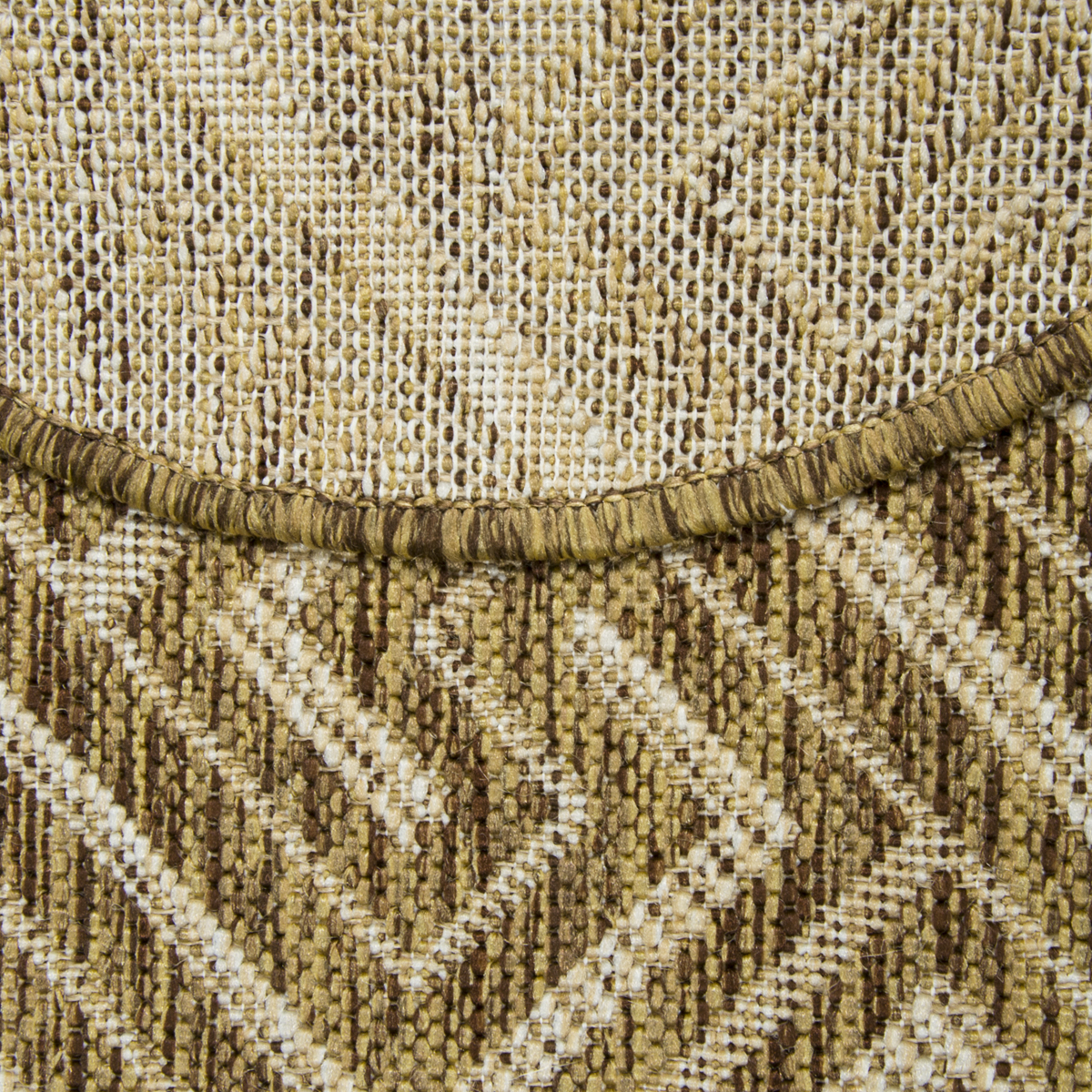 Ковер циновка "эко" 1*2 м  77012/23 овальный (1/10) "люберецкие ковры"