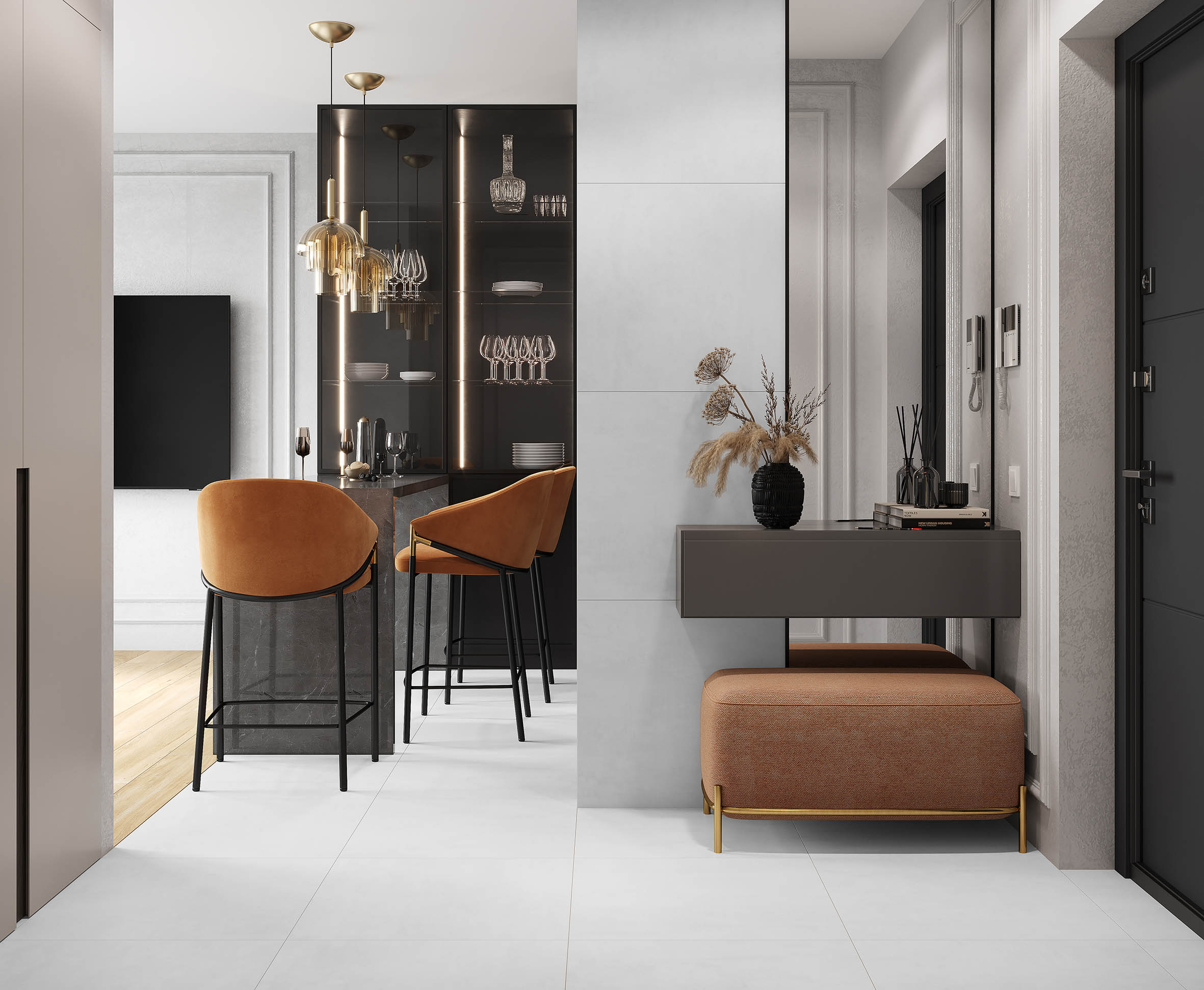 Flagman керамогранит серый 59,70x119,70