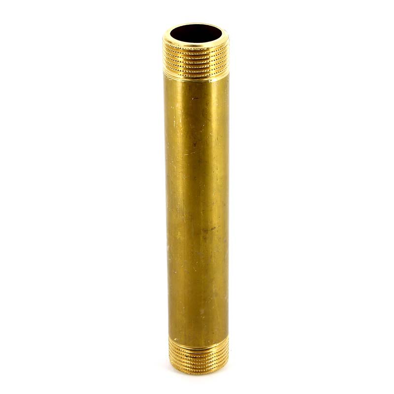 Удлинитель резьбовой НР 3/4" x 225 мм латунь STOUT