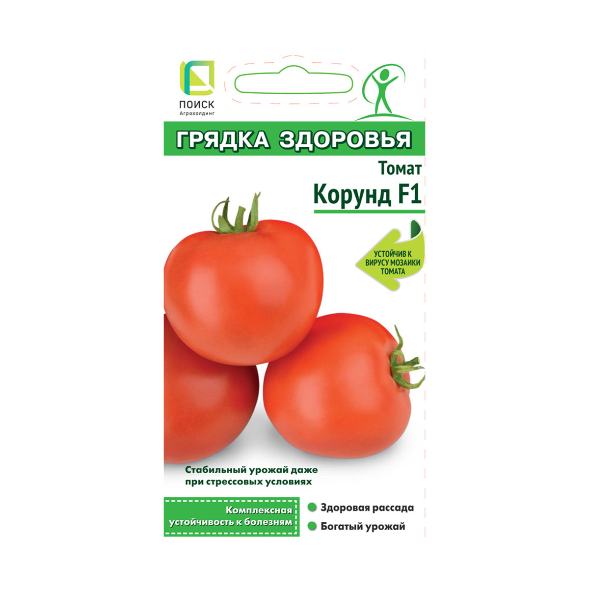 Семена томат "корунд f1" (а) 12 шт. (10/100) "грядка здоровья"