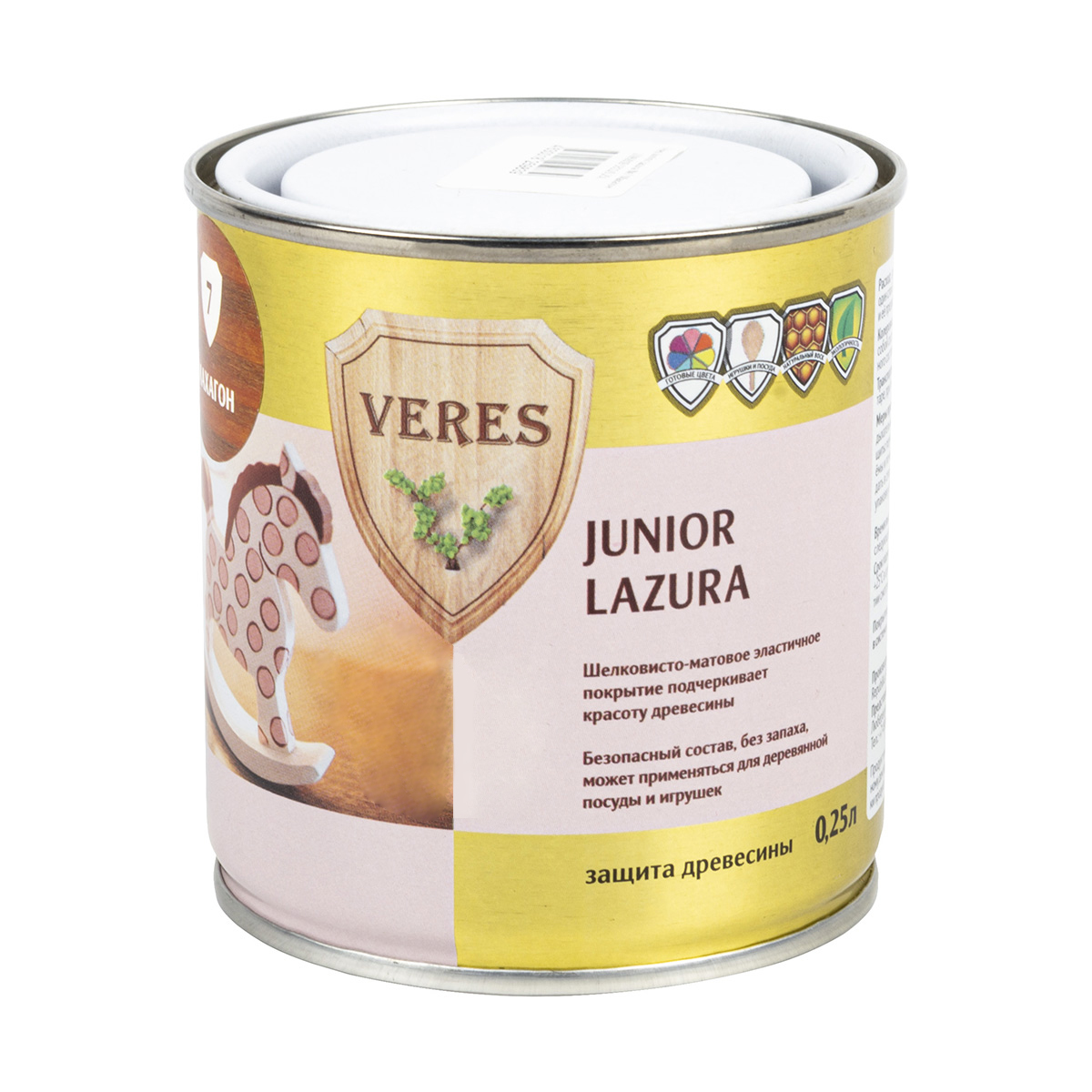 Верес джуниор № 7 махагон 0,25 л (1/6) "veres"