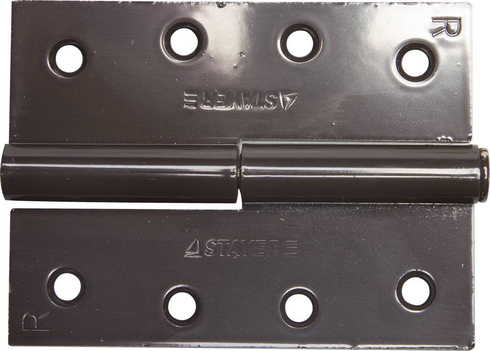 Петля дверная STAYER ″MASTER″ разъемная, цвет коричневый, правая, 100мм