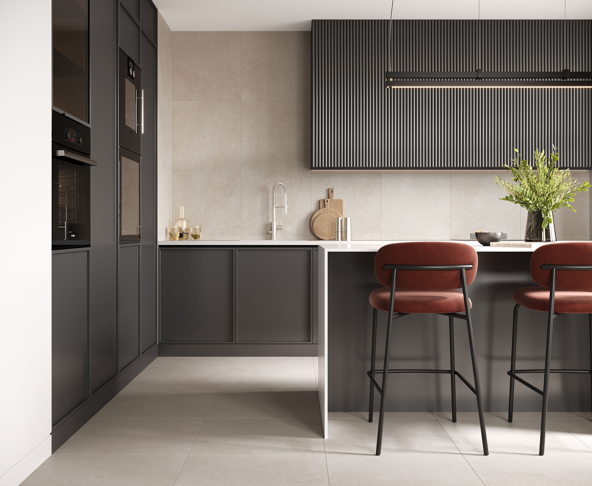 French crema керамогранит кремовый полированный 60x120