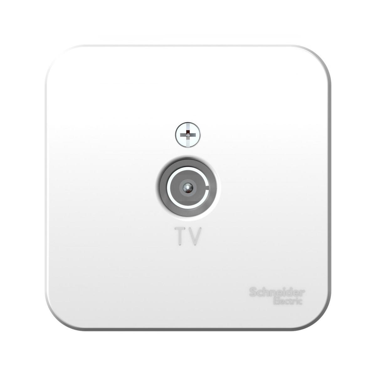 Розетка телевизионная открыт. уст. "blanca" коннектор, белый (1/18/108) "schneider"