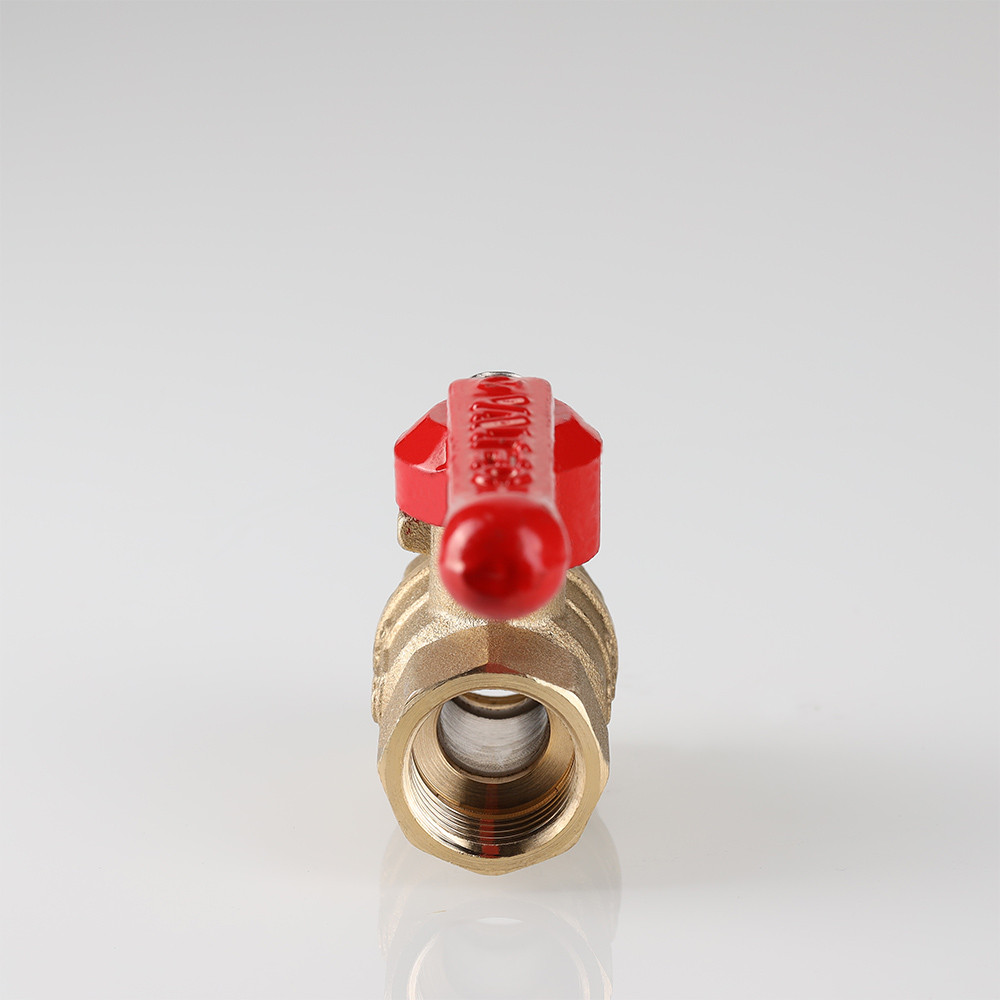 Кран шаровый СТАНДАРТ 3/4" ВВ никелированный ручка VALTEC