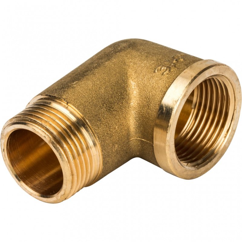 Угол резьбовой ВН 3/4" латунь STOUT