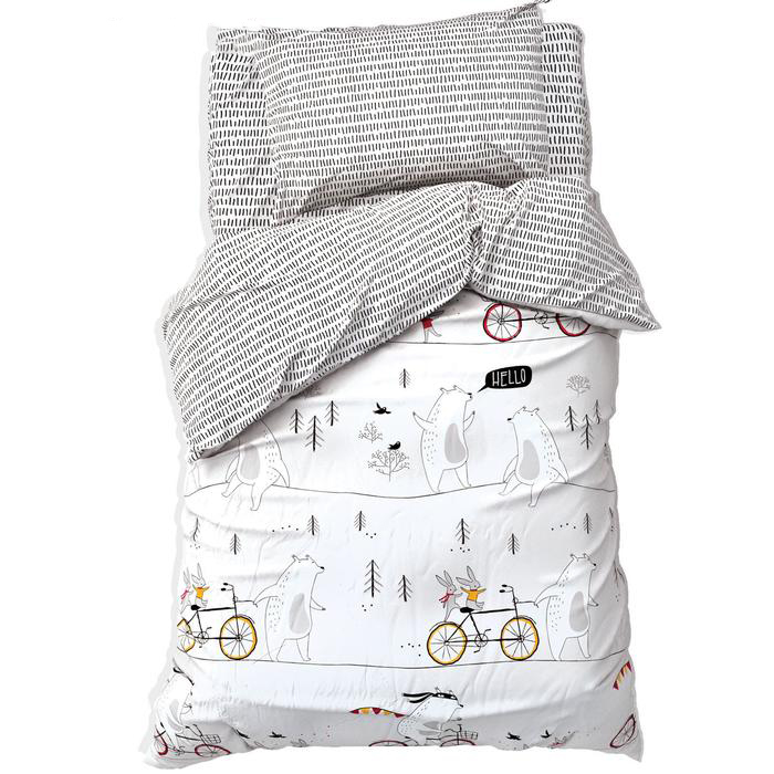 Постельное белье "этель" brave bear 1,5 сп. (бязь) (1/7) 4855298