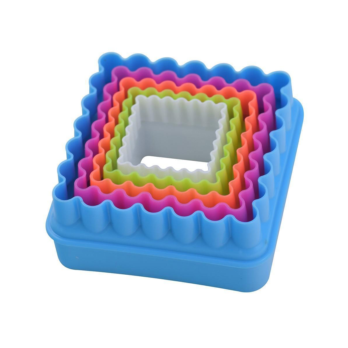 Формы кулинарные пласт. "квадрат" набор 5 шт. (1/12/144) "мультидом" ms8-86