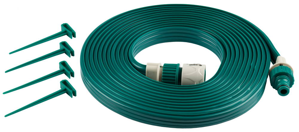 RACO 15 м шланг-дождеватель в комплекте с коннектором, адаптером и колышками