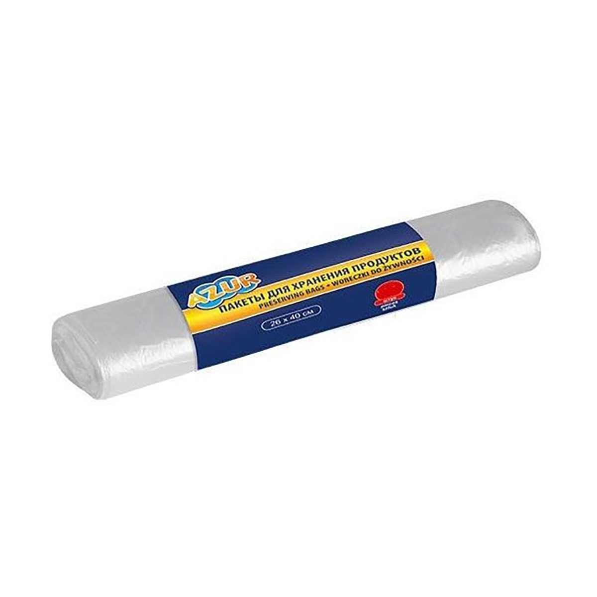 Пакеты фасовочные "azur" 26*40 см, рулон 35 шт. (16 мкм) (1/35) "york"