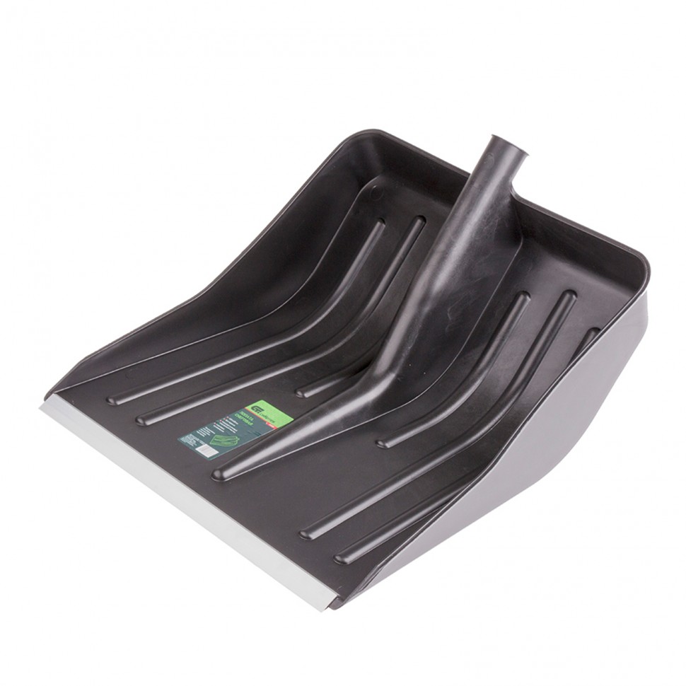 Лопата для уборки снега пластиковая, 420 х 425 мм, без черенка, Сибртех (61430)