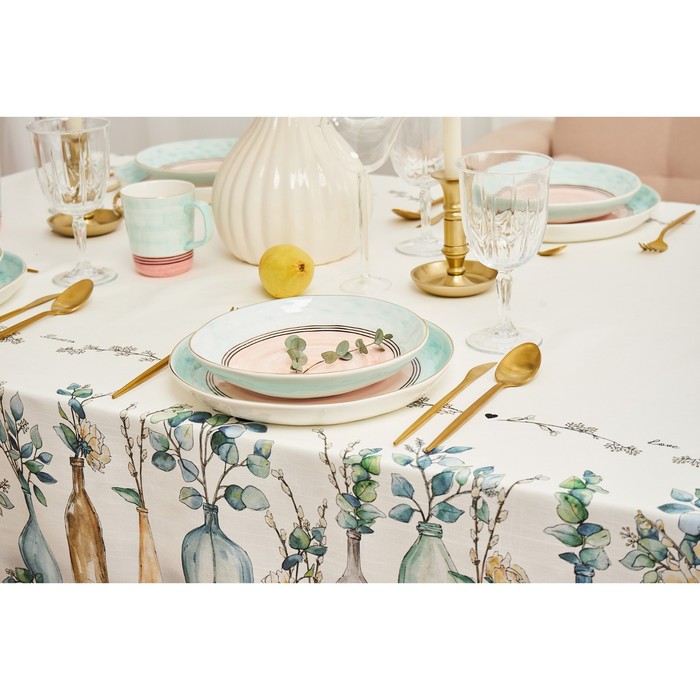 Скатерть "этель" flower mood 146*250 см (1/14) 7578571